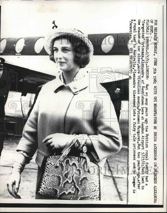 1961 Princess Alexandra Daughter of Duke & Duchess of Kent - Historic Images