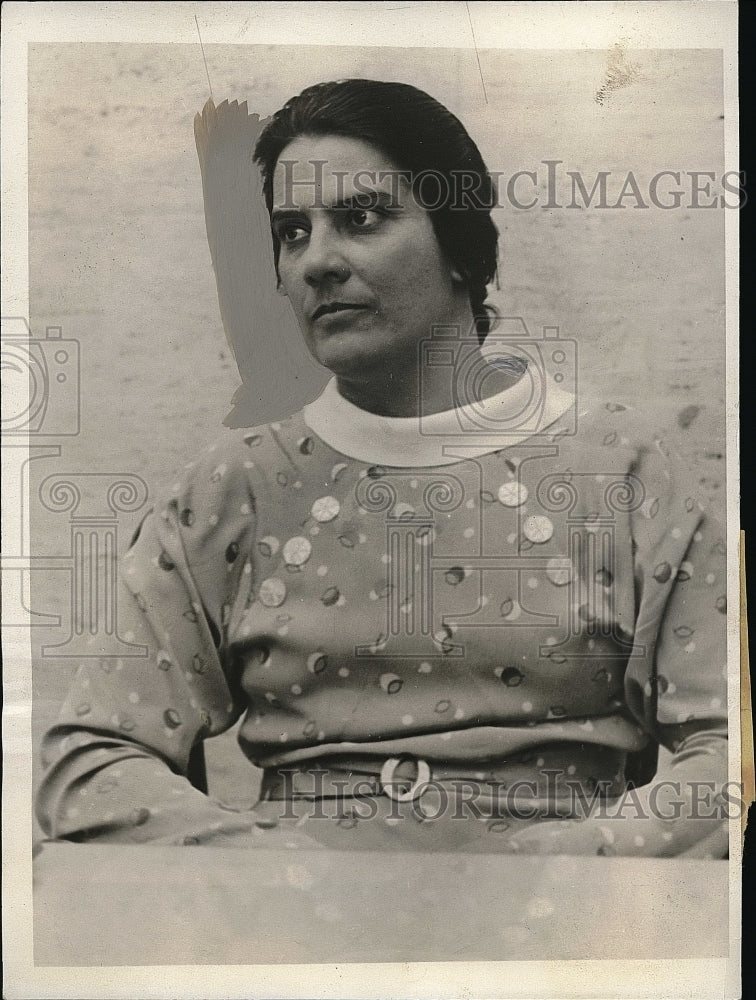 1933 Press Photo Maria Luisa Acdelay First woman Legislature Latin America - Historic Images