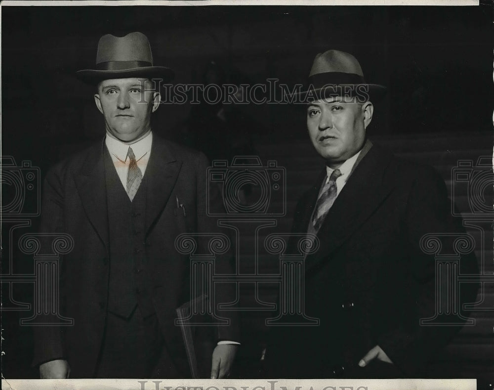 1927 Press Photo John Page and Mignet Aorla - Historic Images