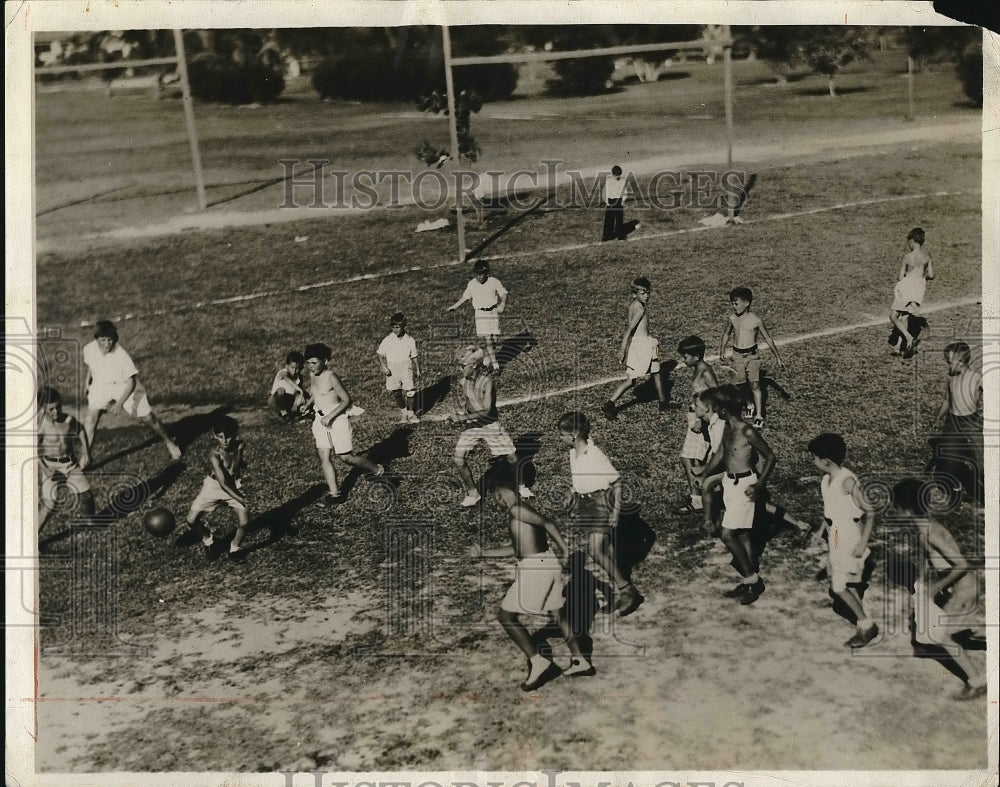 1931 Press Photo Miami Beach School Children. - Historic Images
