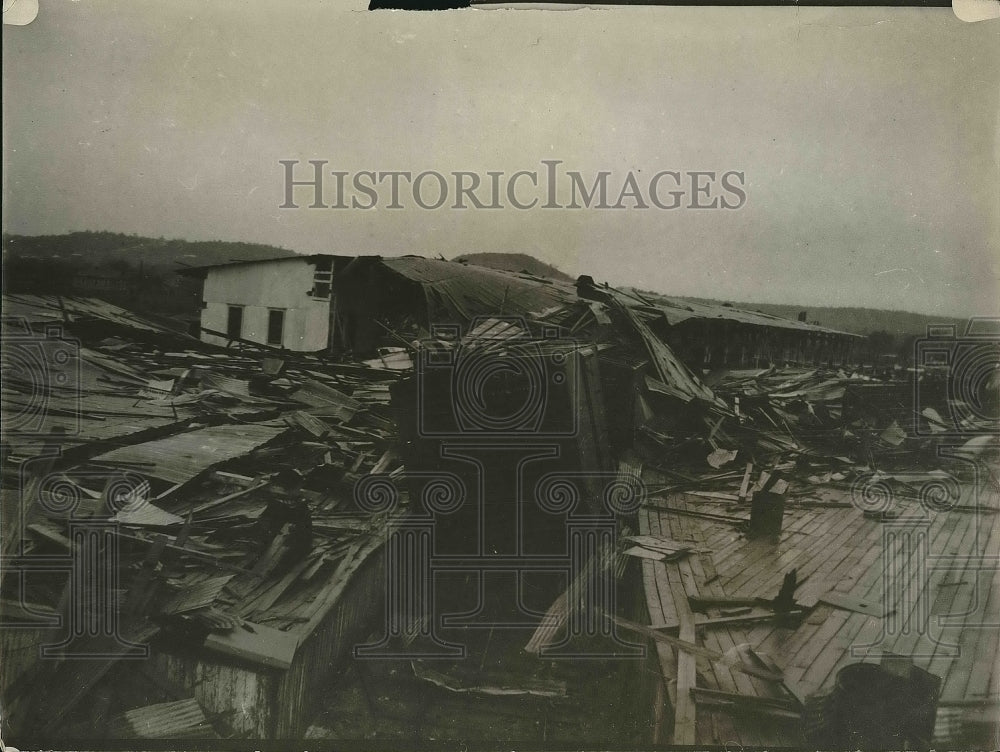 1926 Press Photo Aftermath of the cyclone at Browwood,Texas. - Historic Images