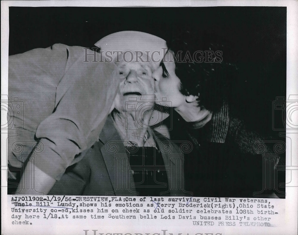 1956 Last Surviving Civil War Veteran Uncle Bill Lundy  - Historic Images