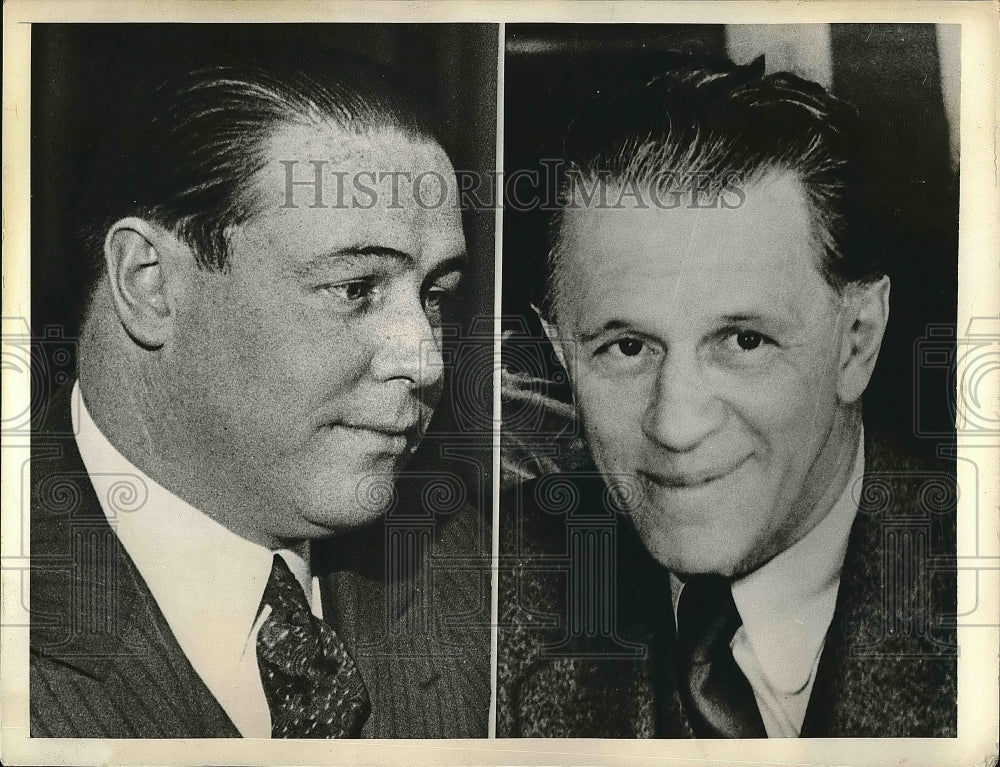 1940 Former NY State Senator John Hasting &amp; George Creel Publicist - Historic Images