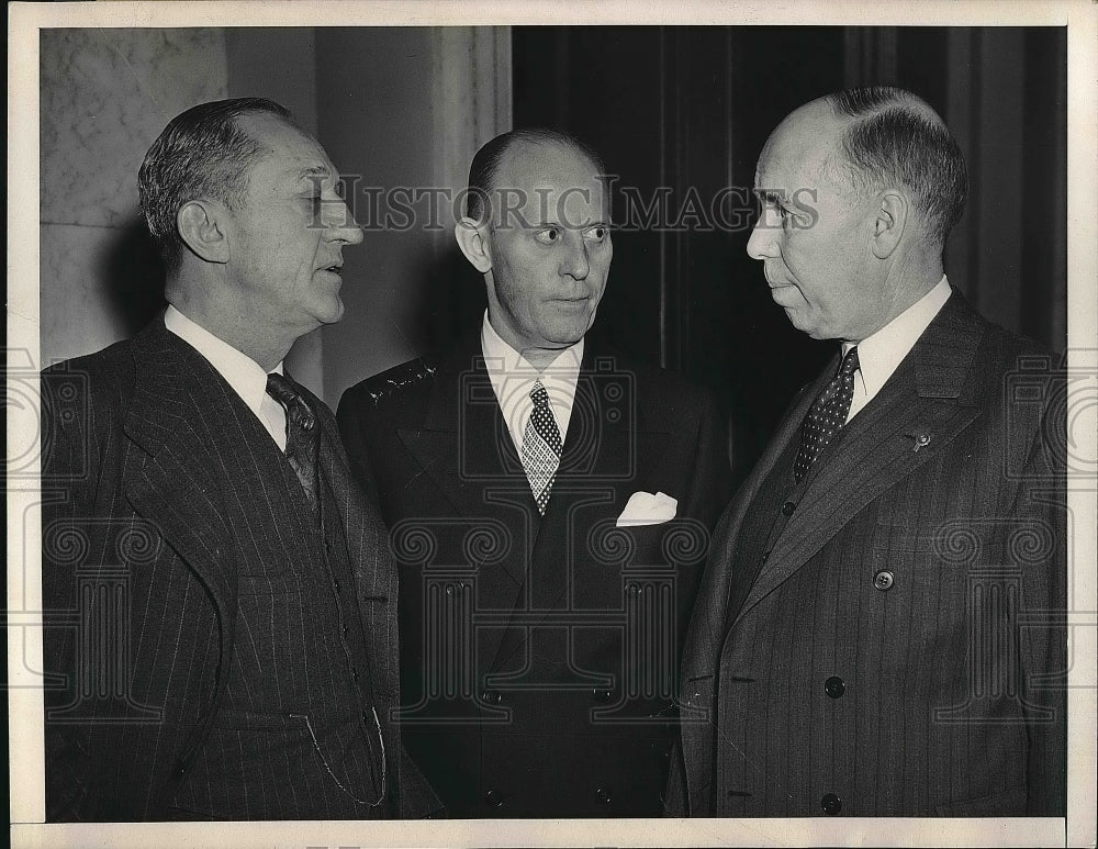 1947 Press Photo James Mofett Retired Oil Executive &amp; Former Housing Administrat - Historic Images