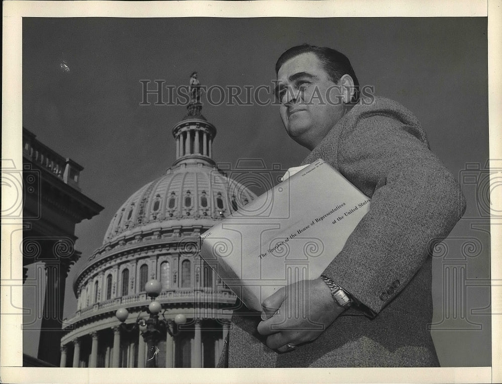 1955 Herbert T Miller, exec clerk of White House records - Historic Images