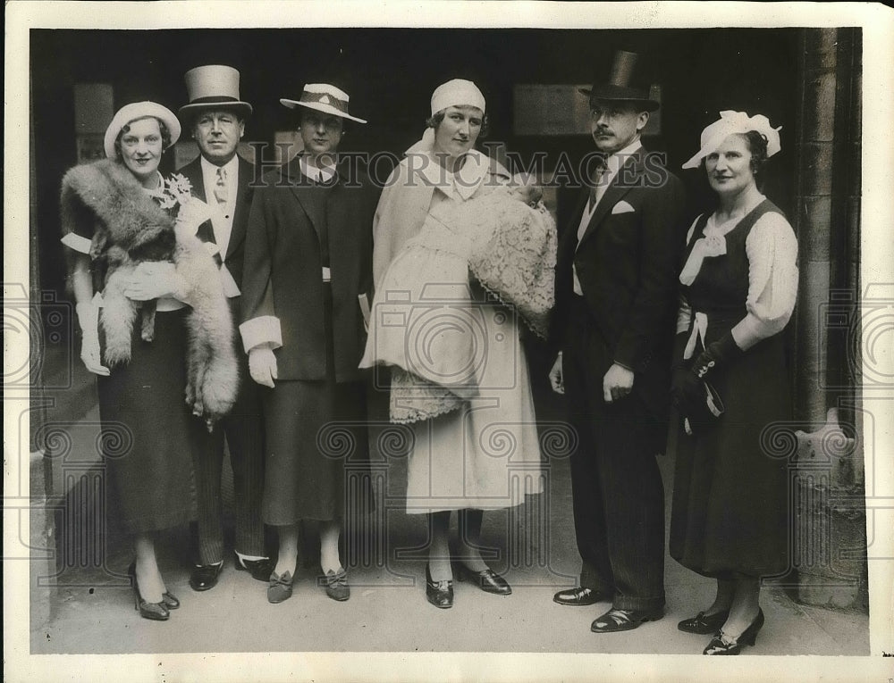 1934 Press Photo Sir P Hastings, H Bingham,Hoare,Provatorov, Salter - Historic Images