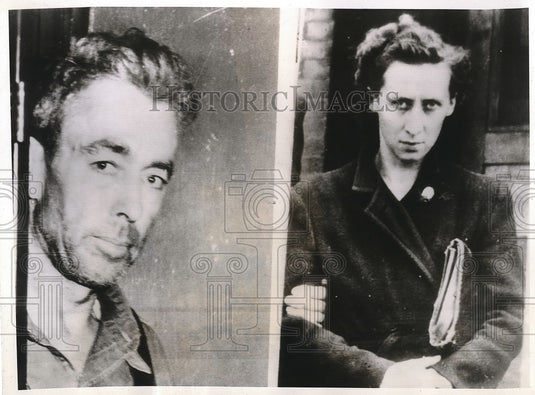 1946 Press Photo Gilbert Dickerson Pleads Innocent in Ellis Sweeny Slaying - Historic Images