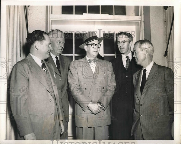 1950 T. Keith Glennan, Sumner T. Pike, Chairman Gordan Dean, Henry T ...