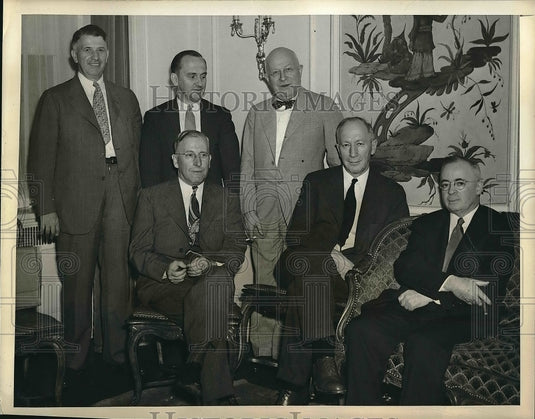 1943 Press Photo Members of the Anthracite Operators Wage Negotiating Committee - Historic Images