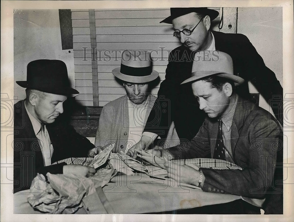 1937 Press Photo P.R. Borden Frank J. Chase N.H. Nurkhalter Pete Sutton - Historic Images