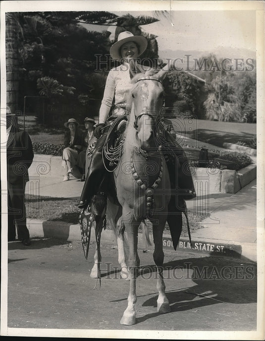 1934 Press Photo Dorothy Jackson in Spanish Costume-Historic Images