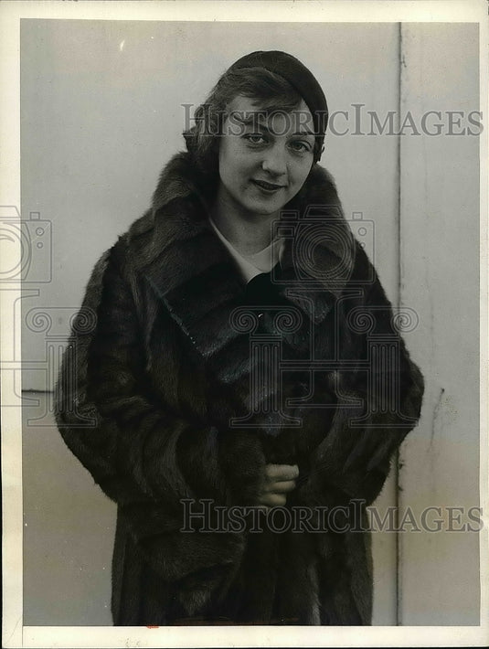 1932 Press Photo Miss Wilson Age 17 Pianist - Historic Images