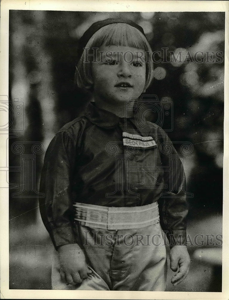Press Photo Crown Prince Peter Age 3 of Yugoslavia - Historic Images