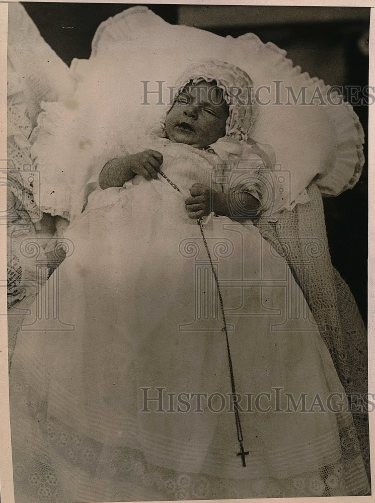 1927 Press Photo Crown Prince Peter of Serbia As An Infant-Historic Images