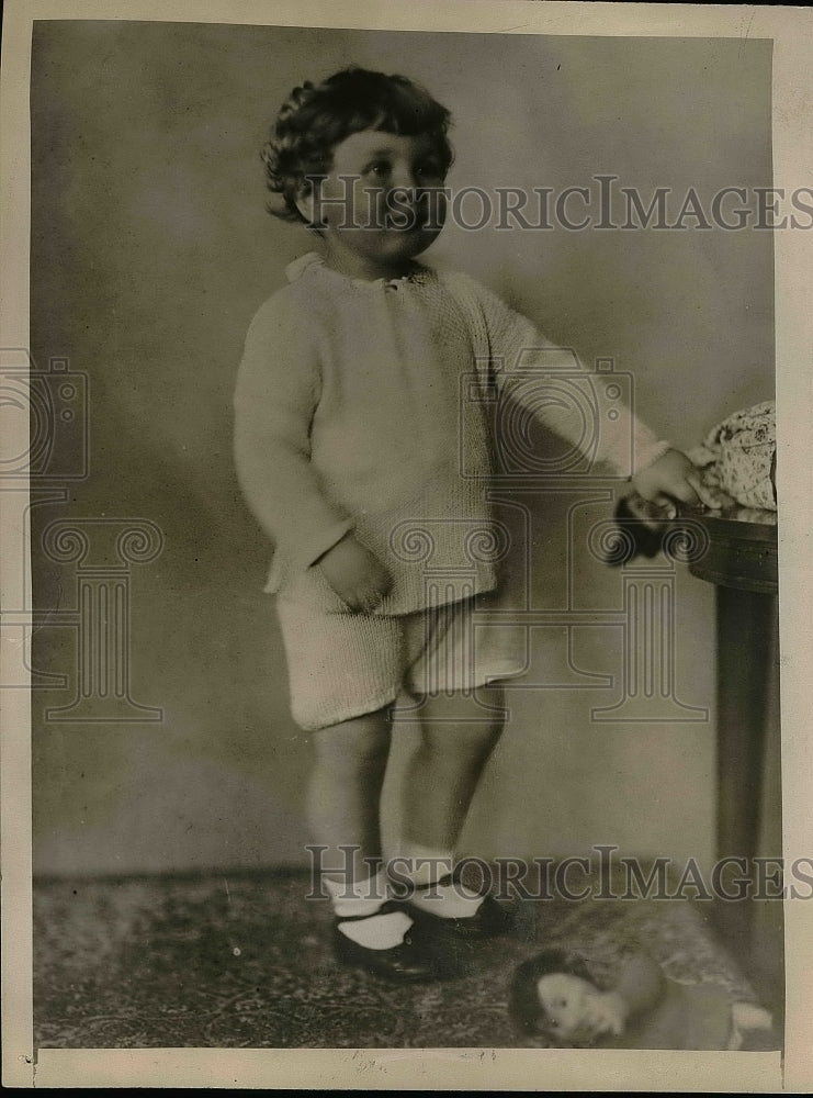 1927 Press Photo Crown Prince Peter of Jugo Slavia - Historic Images