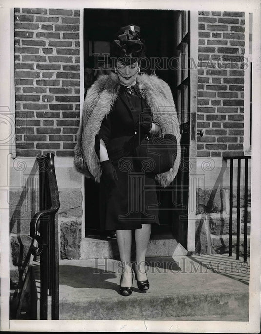 1947 Press Photo Carmen Rosalie Dechras charged with arson in Baltimore, Md-Historic Images