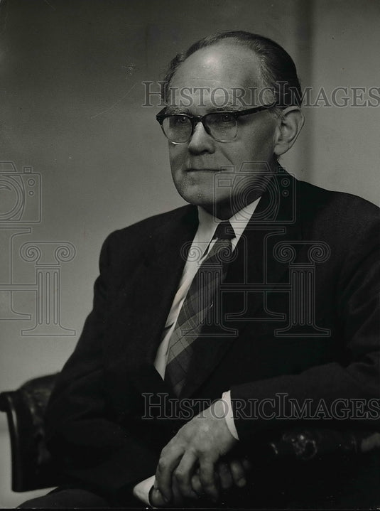 1960 Press Photo Dr Lionel Penrose,University of London-Historic Images