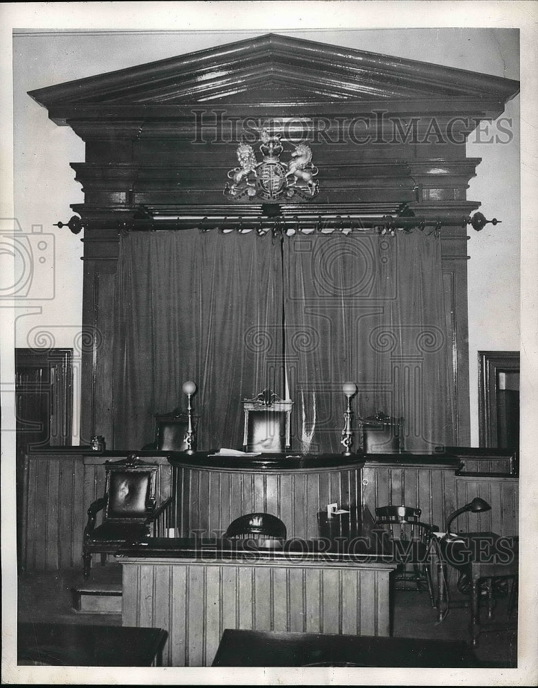 1946 Court house in Ottawa, Canada for spy trial - Historic Images