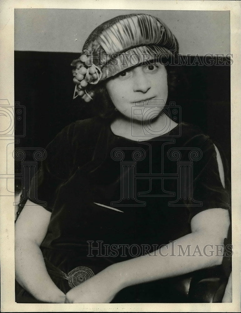 1923 Press Photo Julia Hartnett, Bandit Queen on trial - Historic Images