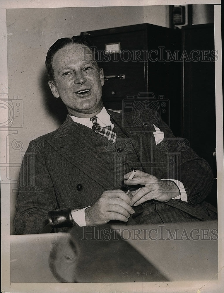 1936 Press Photo John Hamilton, Republican Natl. chairman - Historic Images