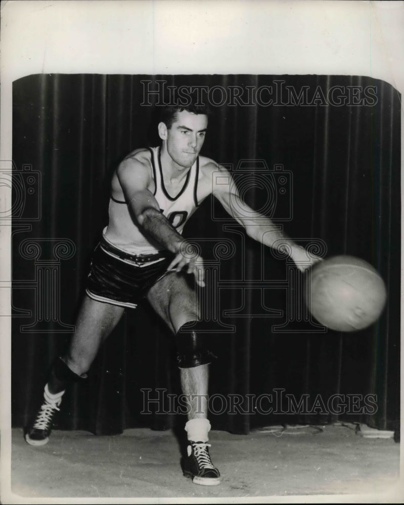 1940 Press Photo Michigan St basketball, Marty Hutt-Historic Images