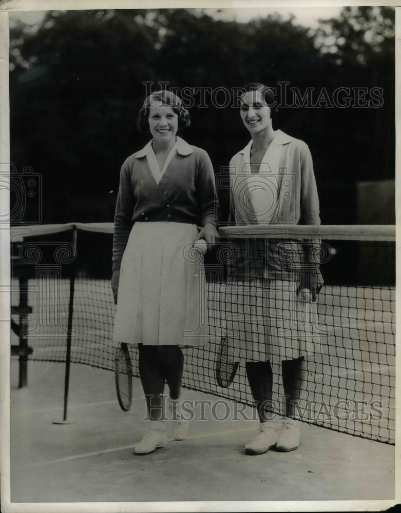 1931 Press Photo Baroned Levis of New Work and Elsie Pittman of London. - Historic Images