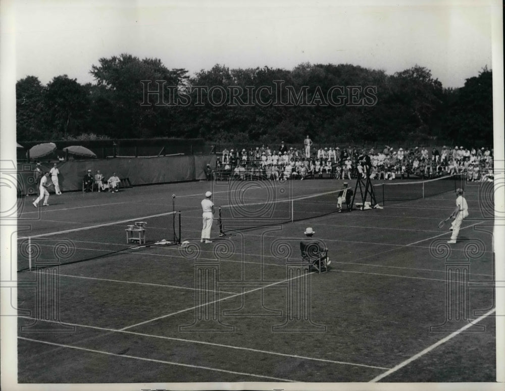 1936 Johnny McDiarmid at Princeton tennis  - Historic Images