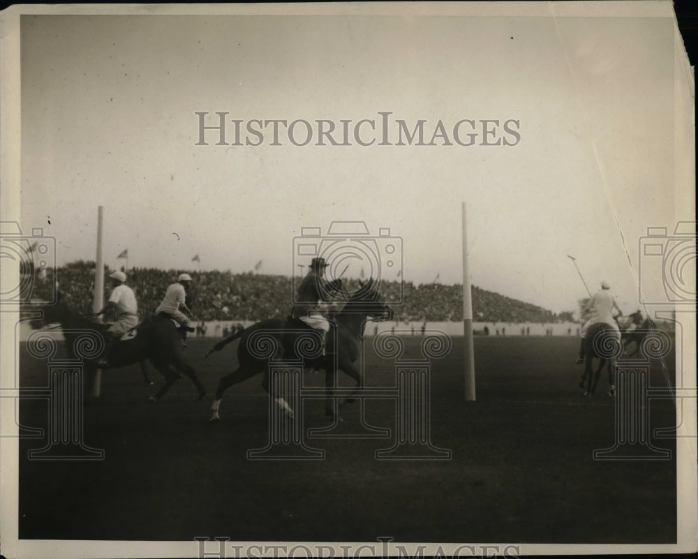 1924 Polo match at Cooperstown in progress  - Historic Images