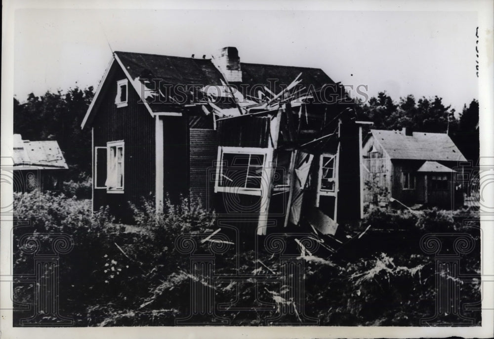 1940 Press Photo Russian Air raid damages Helsinki Finland Home - nea50246 - Historic Images