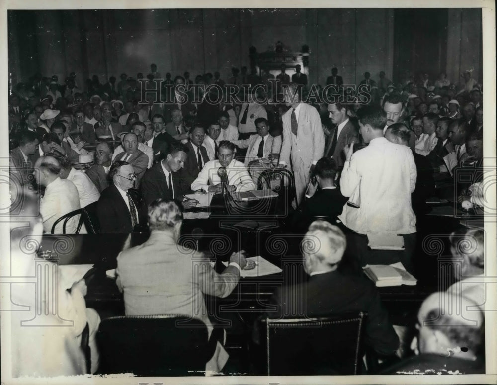 1934 Press Photo Asst Sec of Agri RG Tugwell at Senate committee - nea50288 - Historic Images