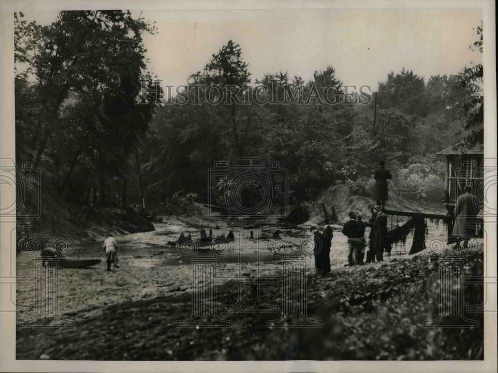 1938 Destruction after Sylvan Lake Dam break in N.J.  - Historic Images