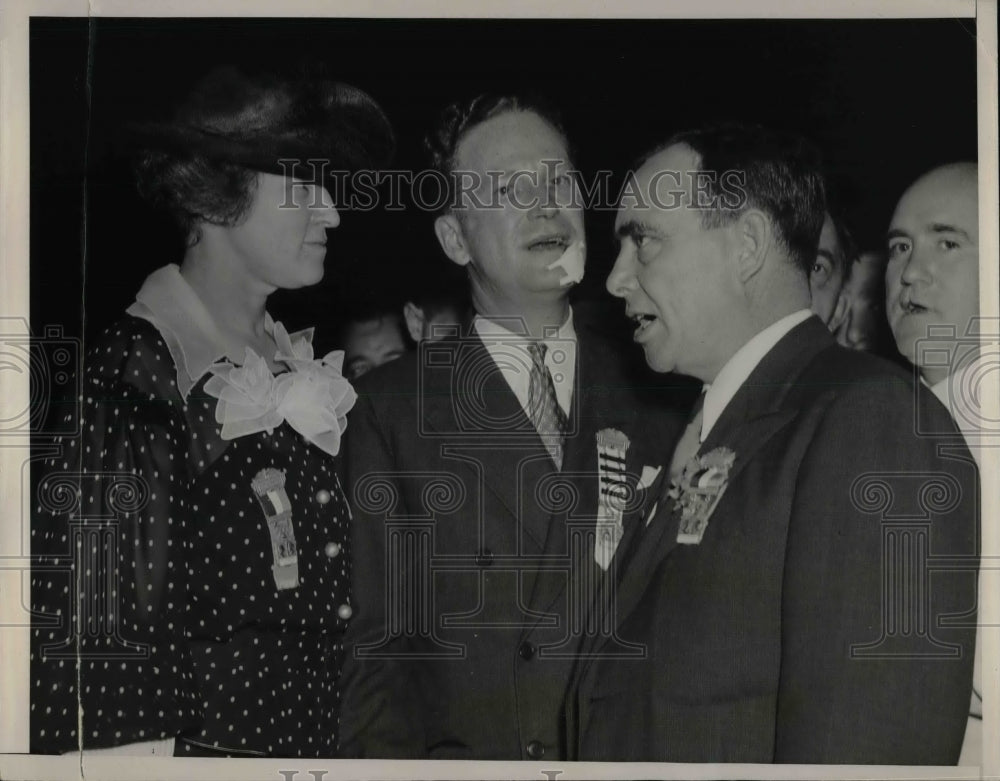 1936 Press Photo Mrs Robert Low Bacon John Hamilton Joseph Martin - nea50582-Historic Images