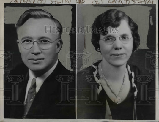 1934 Rev. Gaylord Saunders and Mrs. Naomi Saunders  - Historic Images