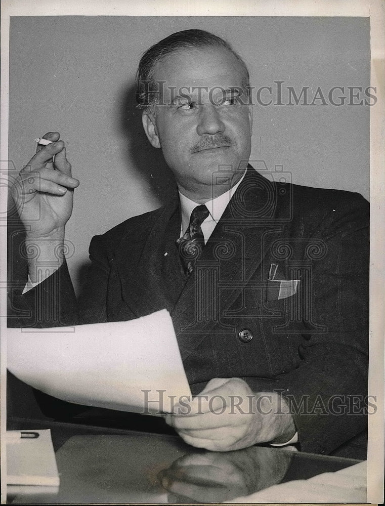 1939 Press Photo Christopher Hill at court hearing - nea50647 - Historic Images