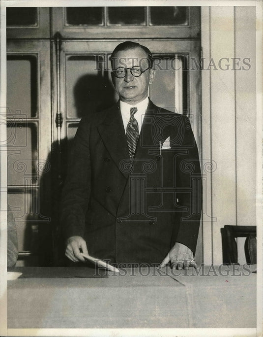 1932 Press Photo Paul Henkel President of hotel, restaurant, club industries - Historic Images
