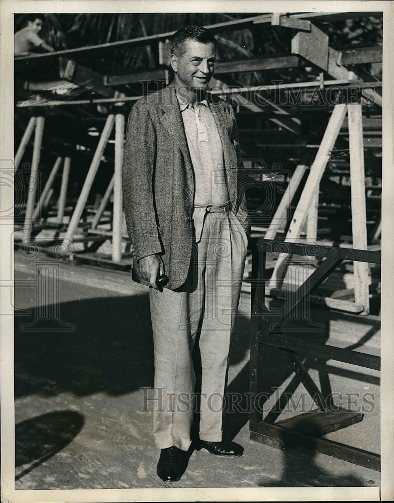 1939 Press Photo Harold S. Vanderbilt at Everglades Club - nea50770 - Historic Images
