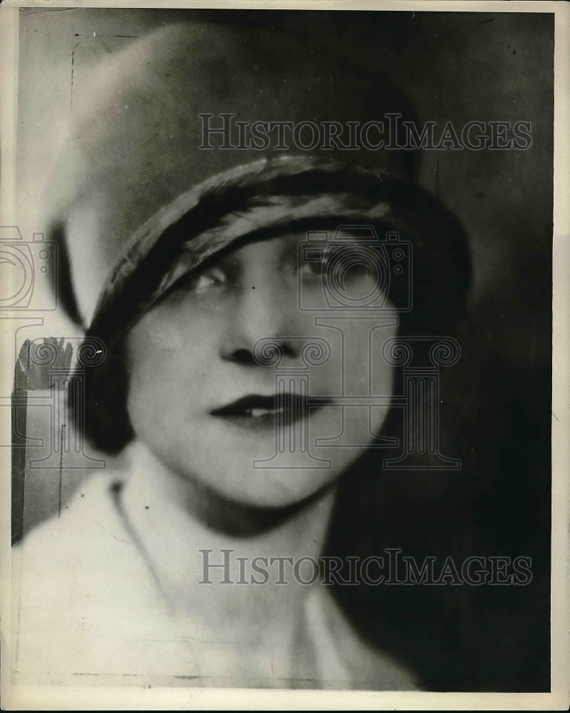 1929 Press Photo Miss Leona Harrison - nea50854 - Historic Images