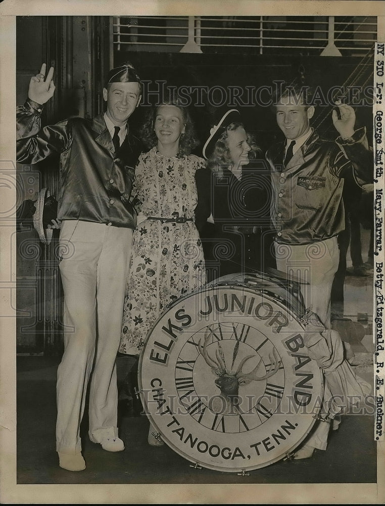 1939 Press Photo Elk Junior Band Chattanooga Tennessee - nea50962 - Historic Images