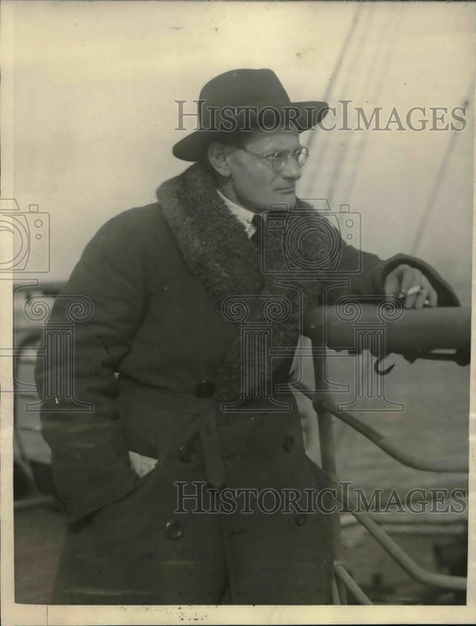 1923 Press Photo Dr Karl Vollmuller author of "Miracle" - Historic Images