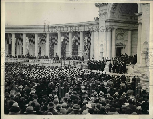 1934 General View of Easter Sunrise Memorial Services At Arlington - Historic Images