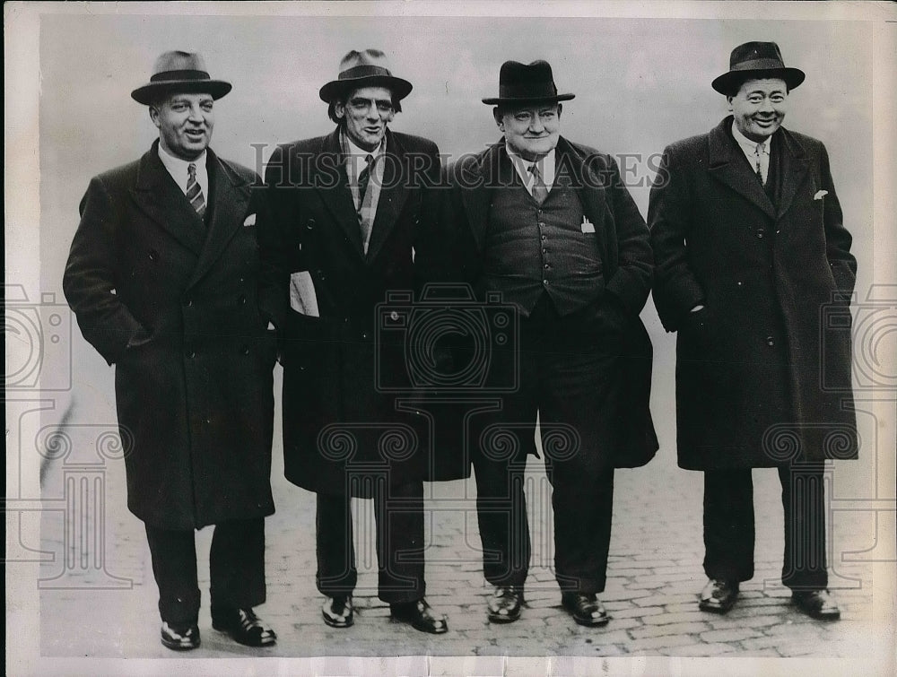 1932 Press Photo Members Of Parliament Gather For Election Of Speakers - Historic Images