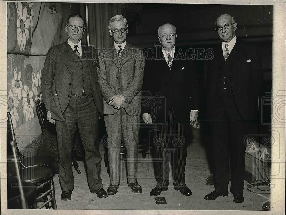 1932 A. C. Laughlin, George Chatfield, William O&#39;Shea, Fred Chambers - Historic Images