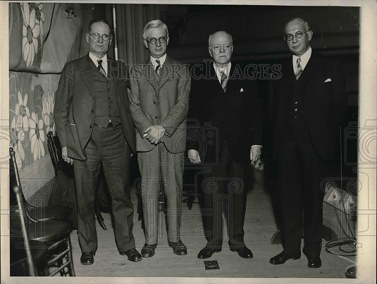 1932 A. C. Laughlin, George Chatfield, William O'Shea, Fred Chambers - Historic Images