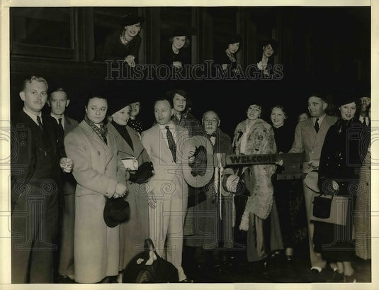 1936 Keith Phillips Pres of Miami Chamber Commerce & French Casino C - Historic Images
