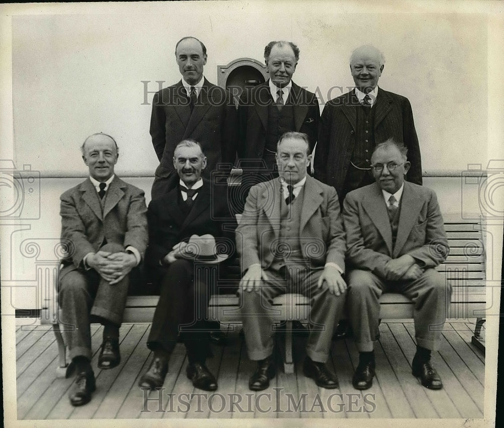 1932 Press Photo Member of the Cabinet of Great Britain in Imperial Trade Confab - Historic Images