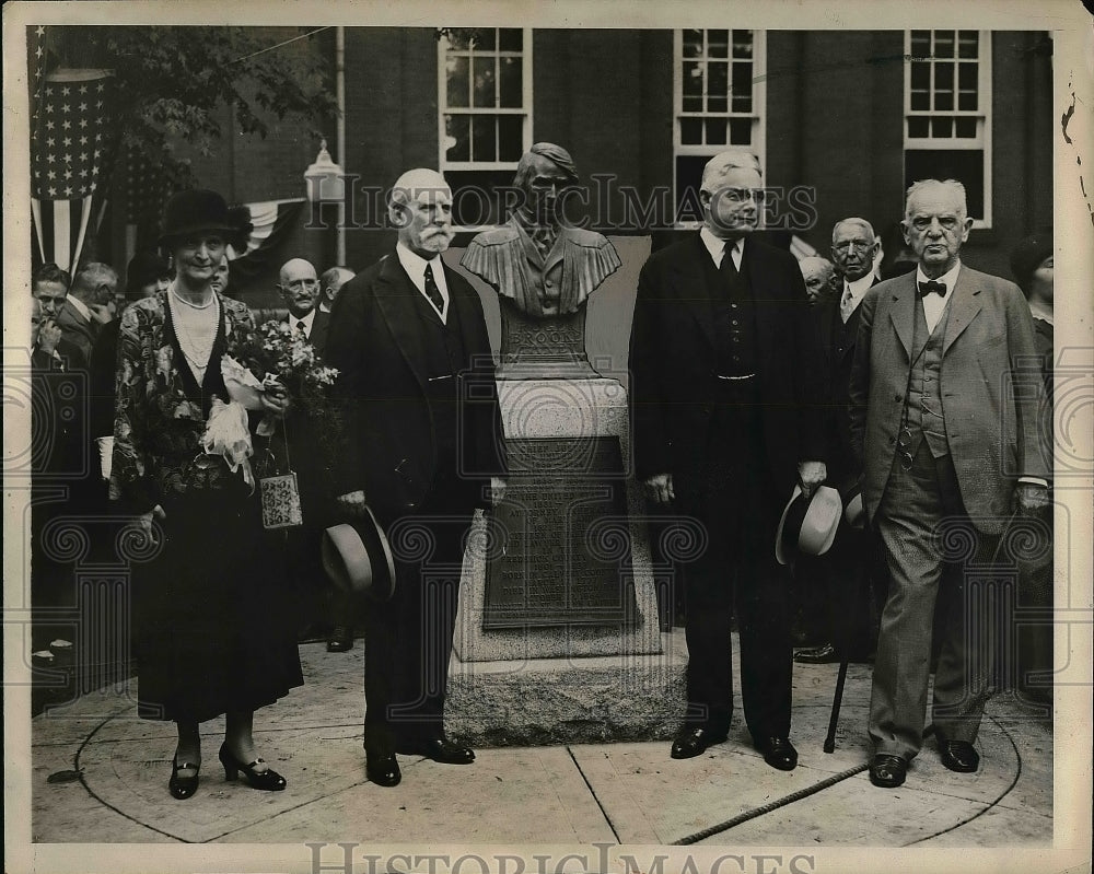 1931 Md Chief Justice Charles Efans Hughes & wife, A Ritchie - Historic Images