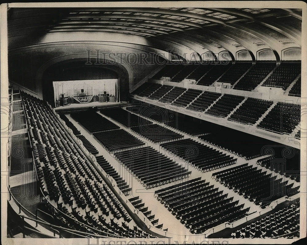 1923 Press Photo Republican Convention inside the Cleveland Public Auditorium. - Historic Images