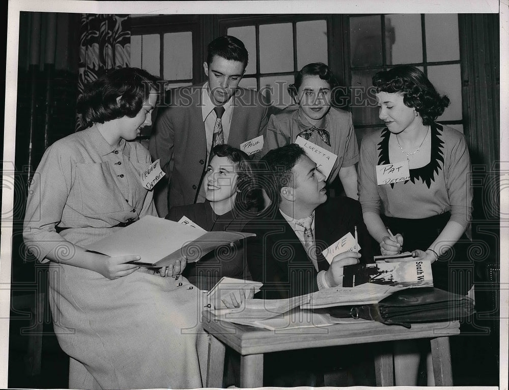 1950 Press Photo JA Corp of Detroit, Chicago,Kolosisa,Cloutier,Hoolihan,Sarowski - Historic Images