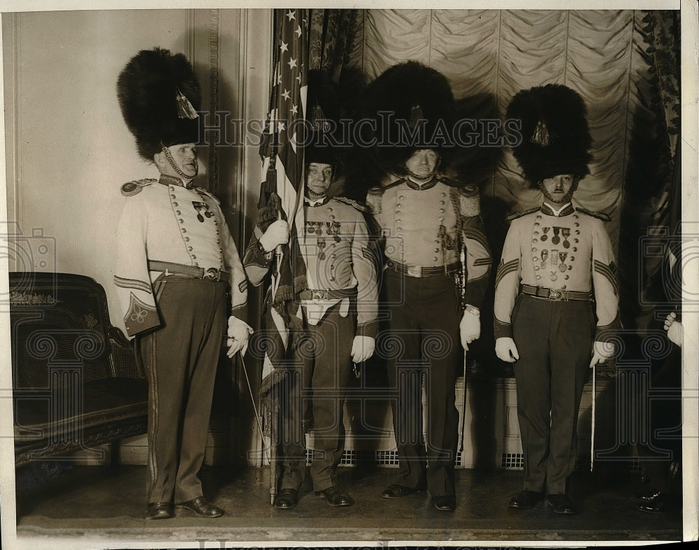 1930 Color Guard at Hotel Astor, NYC Howell,Marks,Reid,Magor - Historic Images