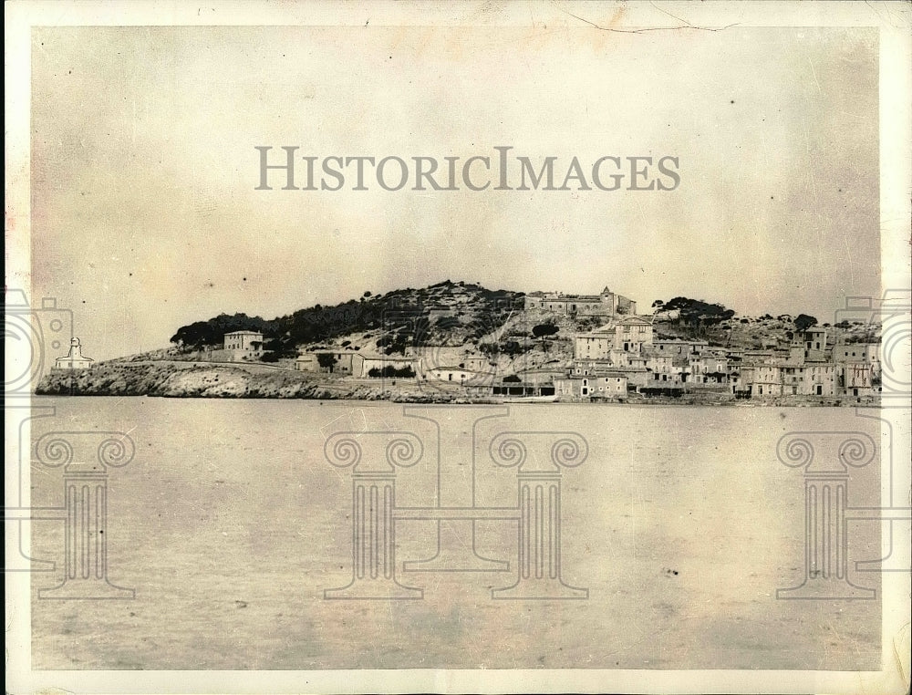 1938 The Balearic Islands off the Coast of Spain  - Historic Images